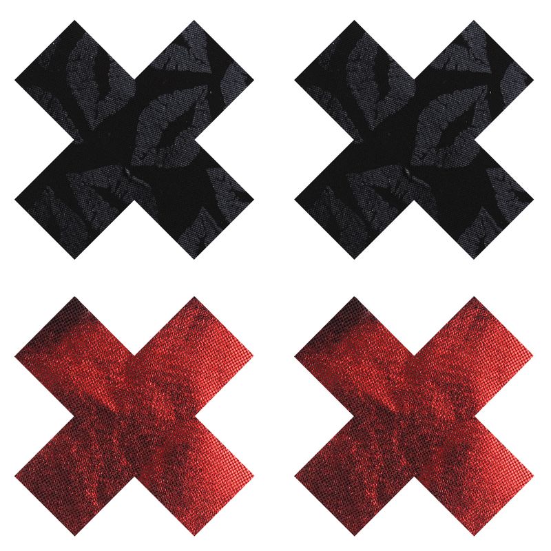 Stolen Kisses X Pasties-PK-003X-RED/BLK