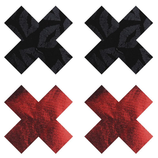 Stolen Kisses X Pasties-PK-003X-RED/BLK