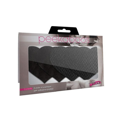 Classic Black Hearts Pasties-PK-022H-BLK