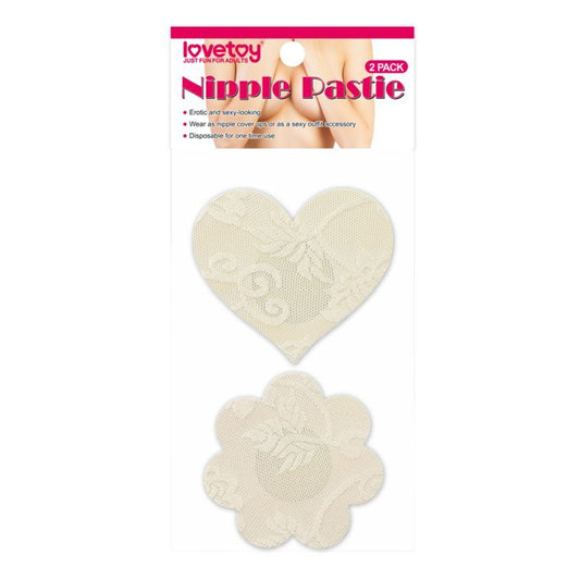 Lace Heart and Flower Nipple Pasties Twin Pk-LV-763006