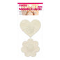 Lace Heart and Flower Nipple Pasties Twin Pk-LV-763006
