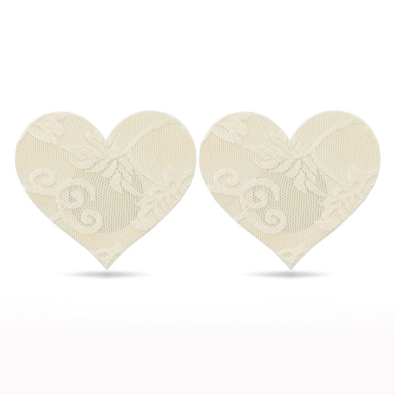 Lace Heart and Flower Nipple Pasties Twin Pk-LV-763006