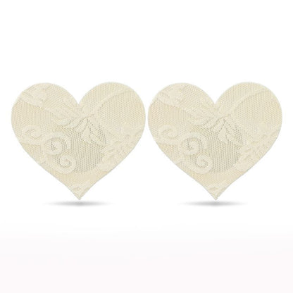 Lace Heart and Flower Nipple Pasties Twin Pk-LV-763006