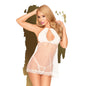 Libido Boost Eyelash Babydoll w Thong 2 Pc-4004532