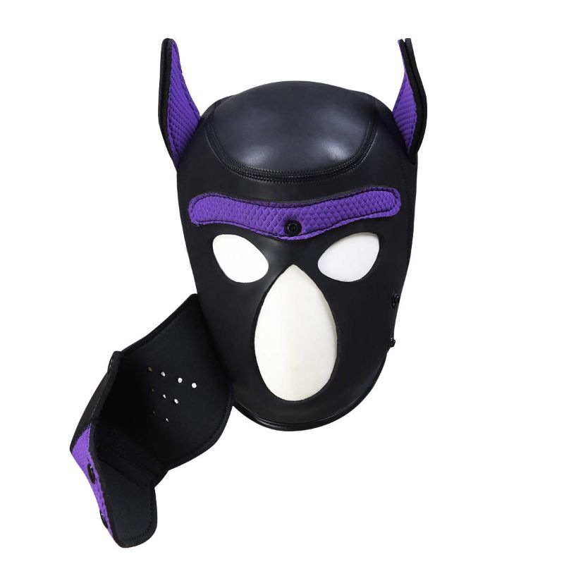 Puppy Play Mask Purple-PPLAY-PUR