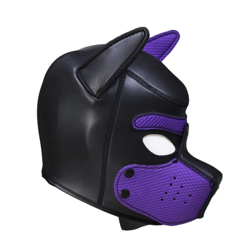 Puppy Play Mask Purple-PPLAY-PUR