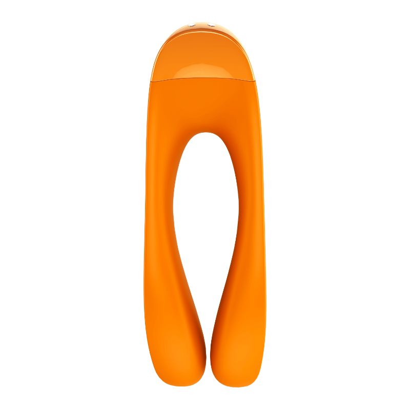 Satisfyer Candy Cane Finger Vibe Orange-4004143