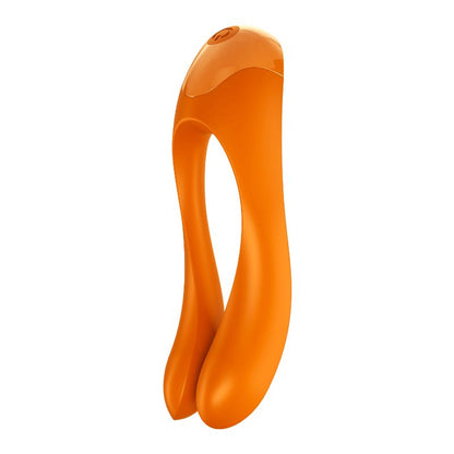 Satisfyer Candy Cane Finger Vibe Orange-4004143
