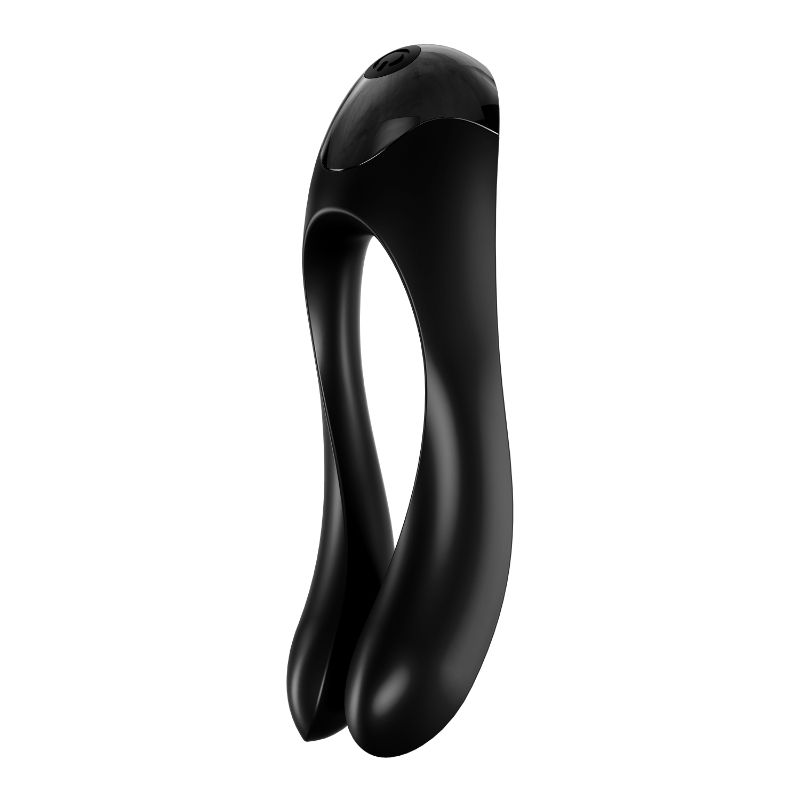 Satisfyer Candy Cane Finger Vibe Black-4004136