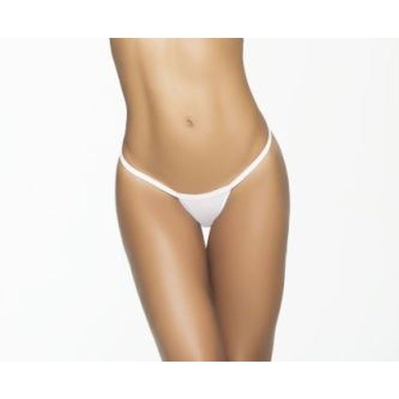 Y Back Thong White-M1048-WHT-S/M