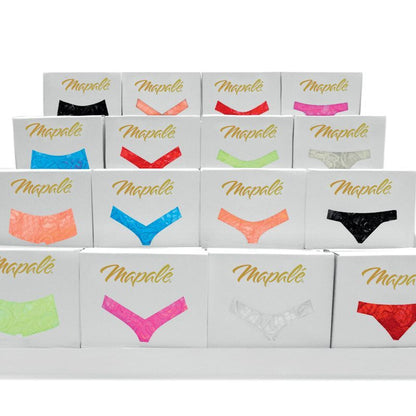 Lace Keyhole Pantie Red-M107-RED-S/M