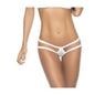 Cage Pantie White-M1074-WHT-M/L