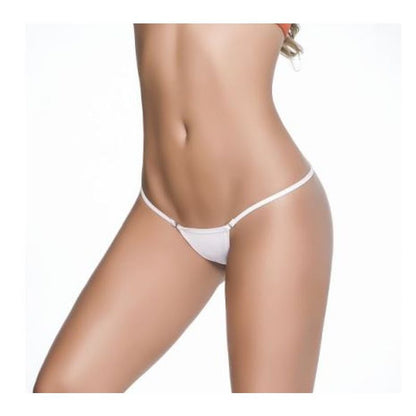 Clip Y Back Thong White-M1092-WHT-M/L