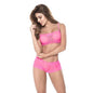 Lace 2 Pc Set Hot Pink-M206-HPNK-L