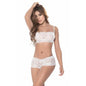 Lace 2 Pc Set White-M206-WHT-S