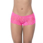 Lace Boyshort Hot Pink-M90-HPNK-L