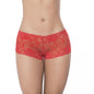 Lace Boyshort Red-M90-RED-S