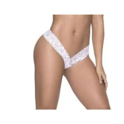 Sexy Lace Thong White-M93-WHT-M