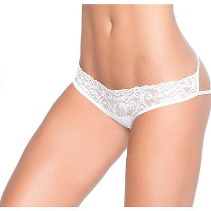 Caged Lace Pantie White-M97-WHT-S