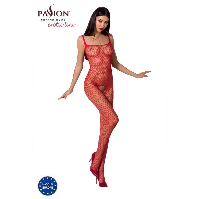 Bodystocking BS071 Red-BS071-RED-OS