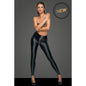 Low Cut  Back Leggings w Gold Zipper-F217-M