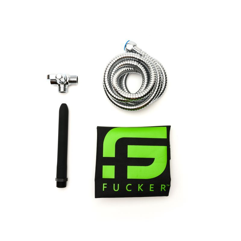 Sport Fucker Shower Kit Black 6in-SF-20331