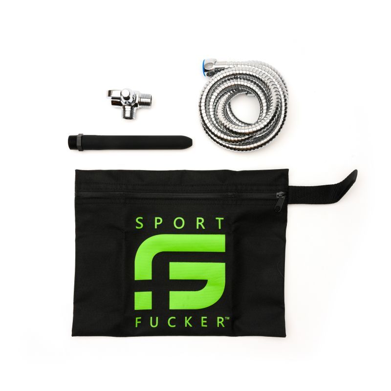Sport Fucker Shower Kit Black 6in-SF-20331