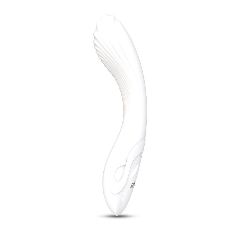 Flexible Bending Silicone Vibrator White-V-30