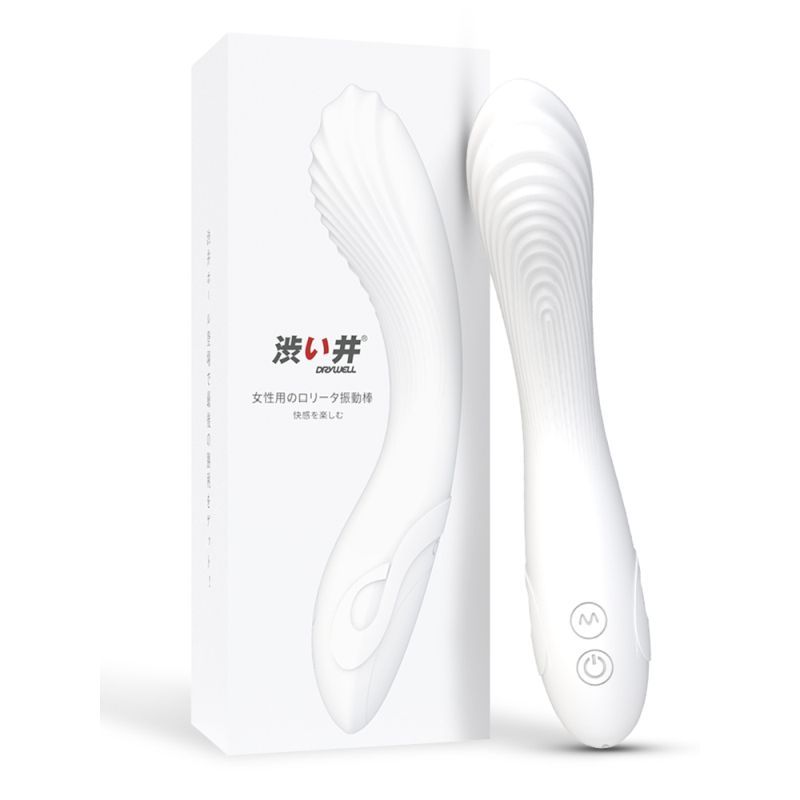 Flexible Bending Silicone Vibrator White-V-30