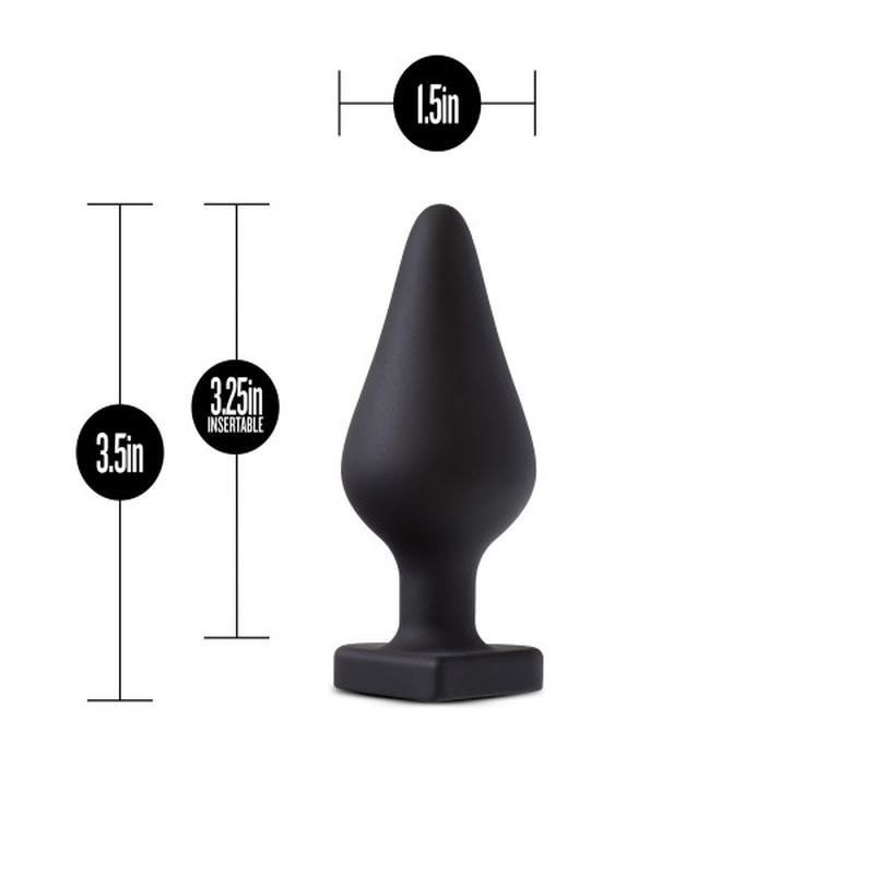 Temptasia Spank Me Butt Plug Black-BL-95635
