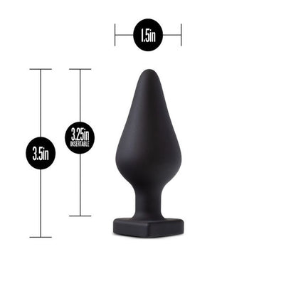 Temptasia Spank Me Butt Plug Black-BL-95635