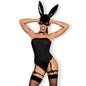 Bunny Mask Costume 5 Pc-7008-BLK-S/M