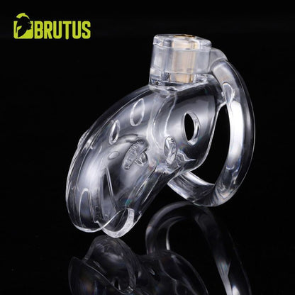 Brutus Shark Chastity Cage Clear-138993