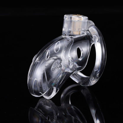 Brutus Shark Chastity Cage Clear-138993