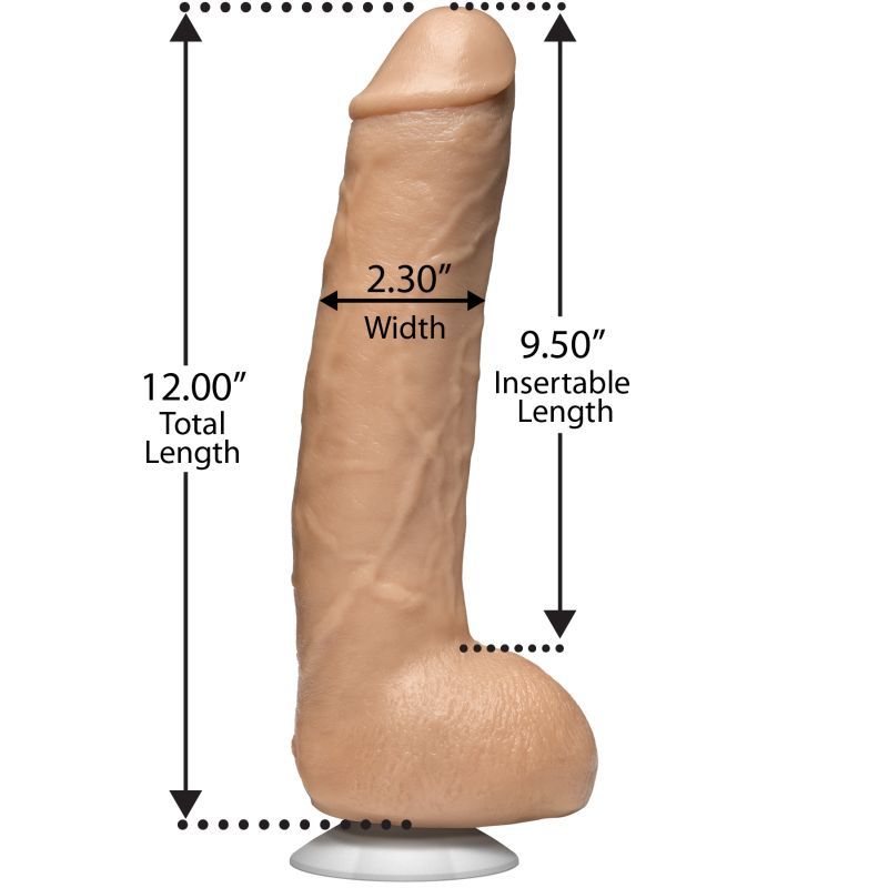 John Holmes Realistic Cock Vanilla-0275-00-BX
