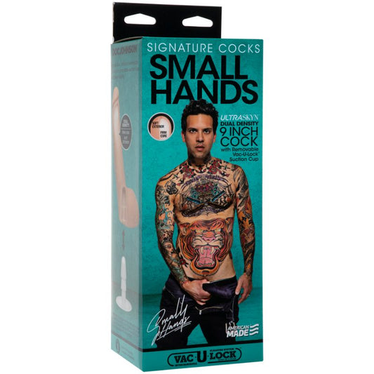 Small Hands Cock w Removable Vac-U-Lock Suction Cup Vanilla-8160-16-BX