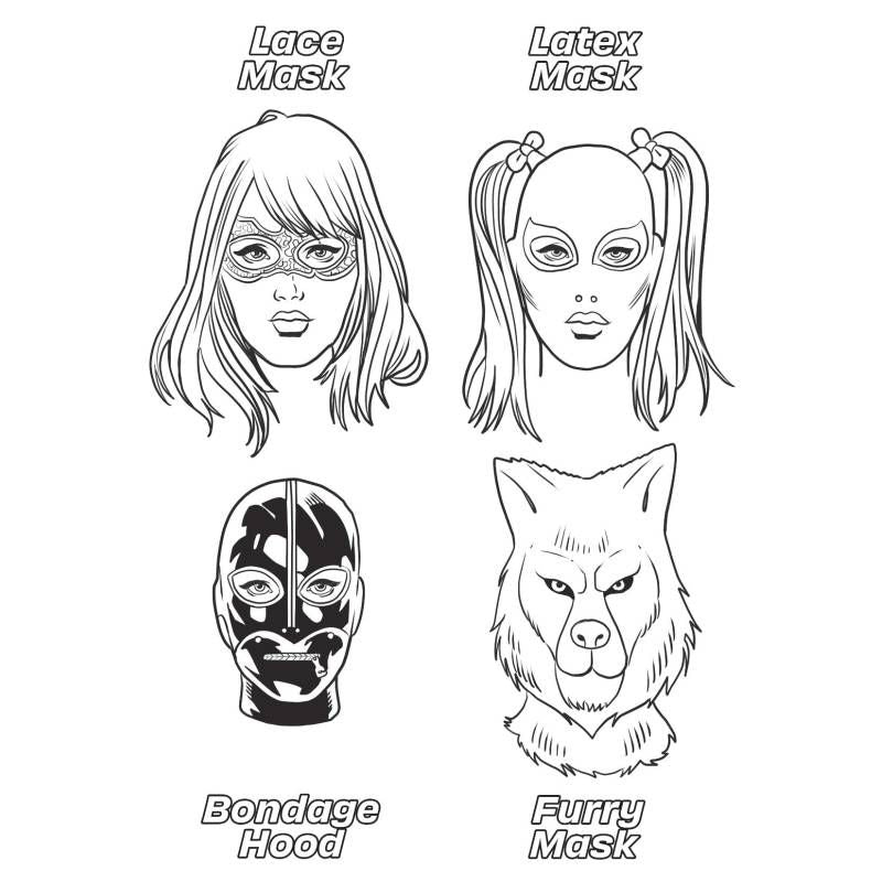 Fetishes Are Fun Colouring Book-CB-015