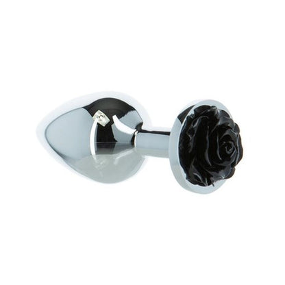 Black Rose 3in Metal Butt Plug-38211