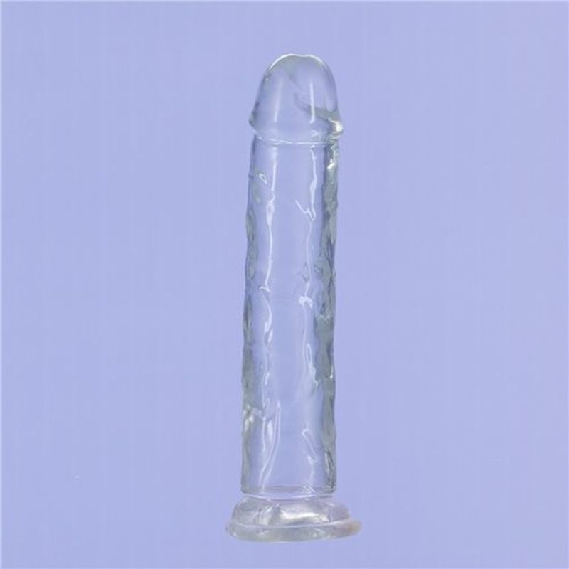 Crystal Dildo Straight 7in Clear-851-20