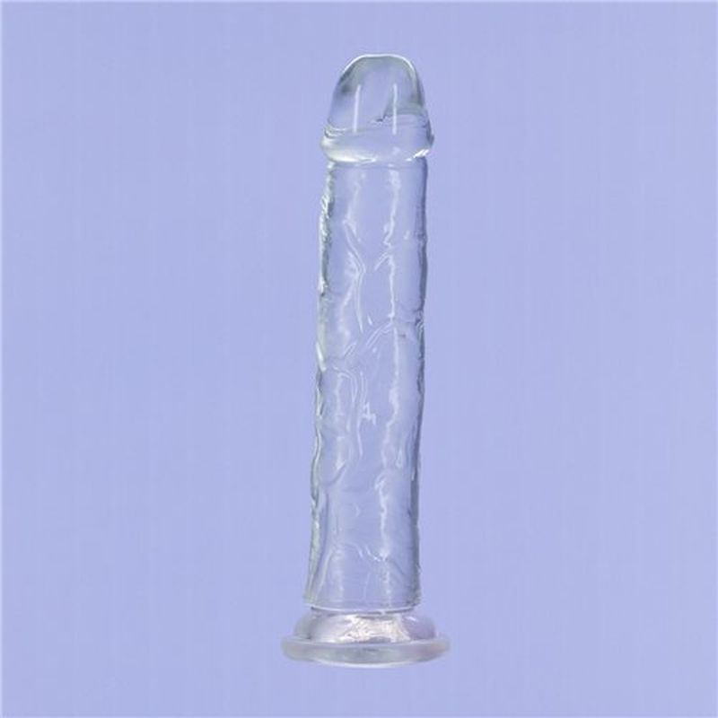 Crystal Dildo Straight 9in Clear-853-20