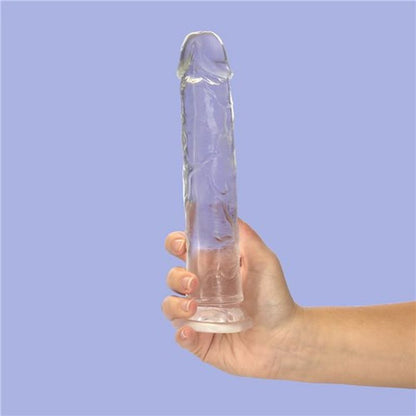 Crystal Dildo Straight 9in Clear-853-20