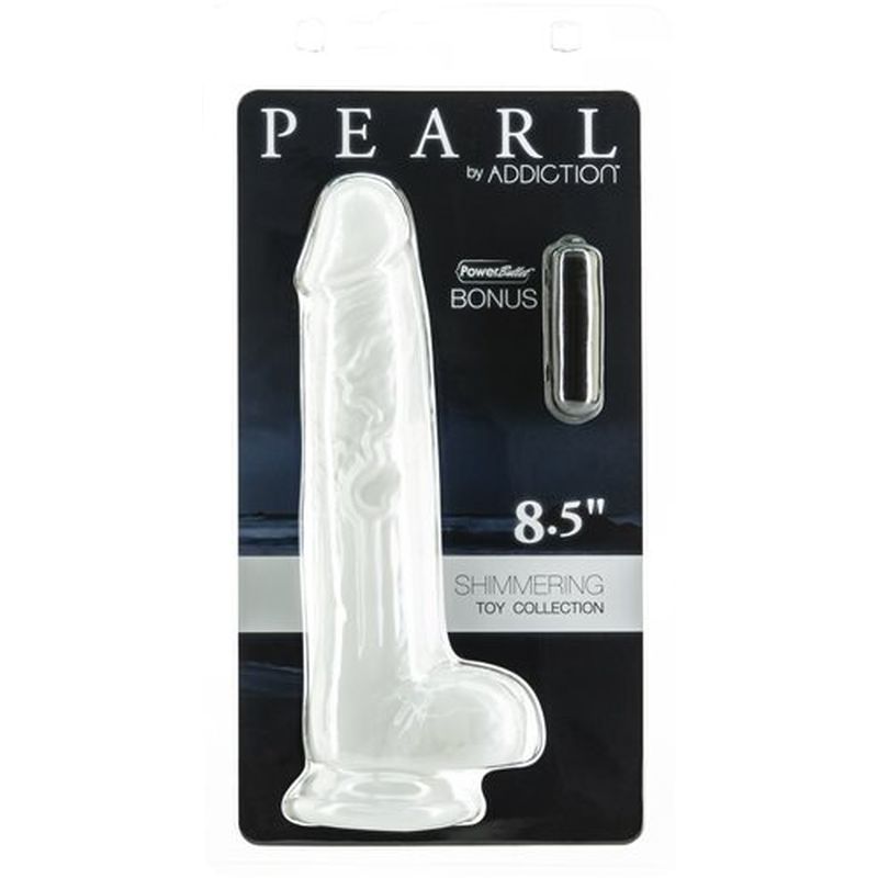 Pearl Dildo 8.5in Pearl White-87910