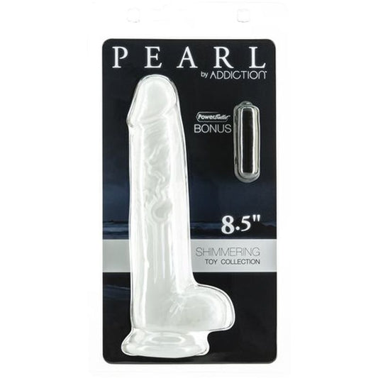 Pearl Dildo 8.5in Pearl White-87910