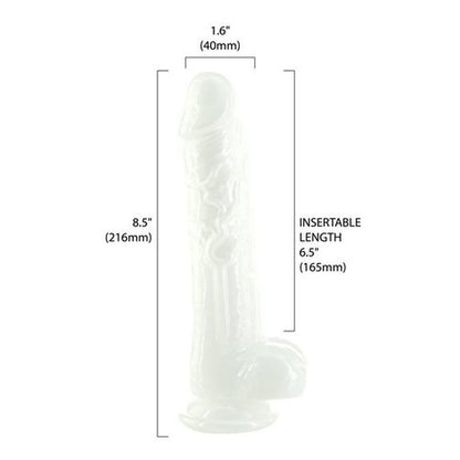 Pearl Dildo 8.5in Pearl White-87910
