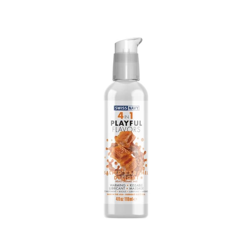 Playful Flavours 4 In 1 Salted Caramel Delight 4oz/118ml-SN4N1FSCD4