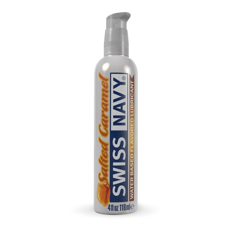 Swiss Navy Salted Caramel Lubricant 4oz/118ml-SNFSC4