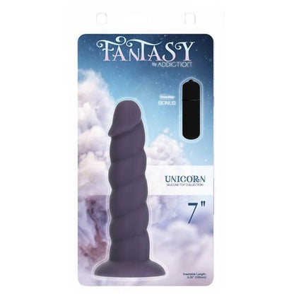 Unicorn Dildo 7in Purple-89115-PUR