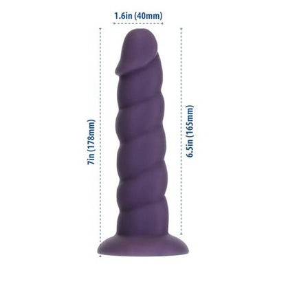Unicorn Dildo 7in Purple-89115-PUR