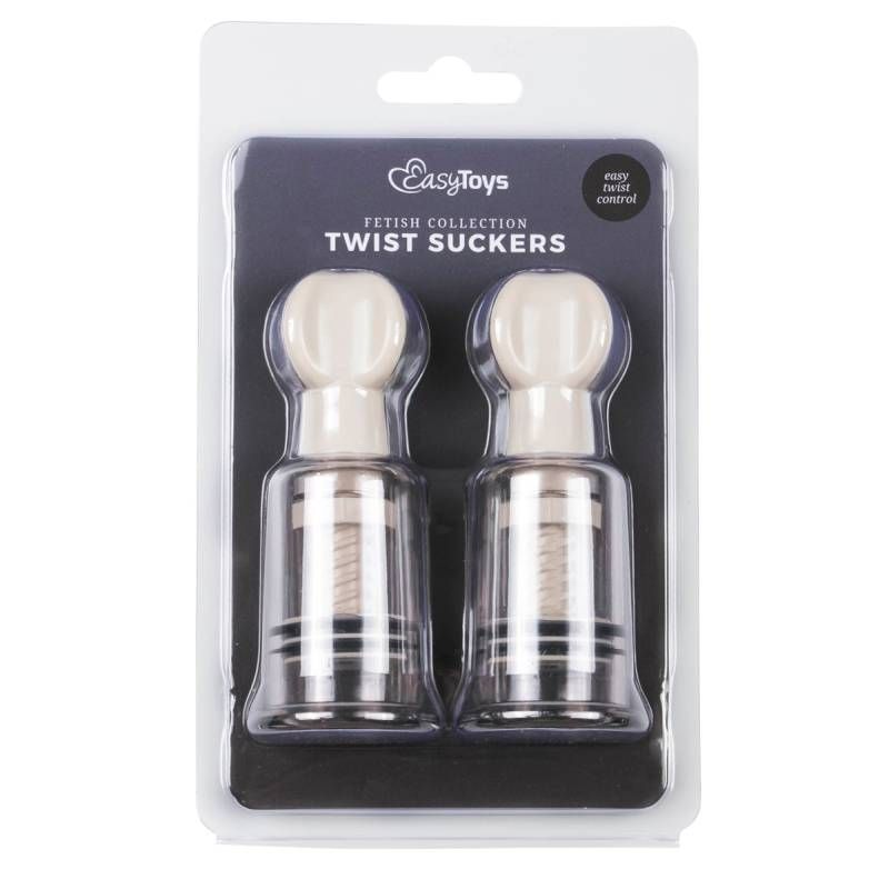 Nipple and Clit Suckers Small 2 Pc-ET044CLR