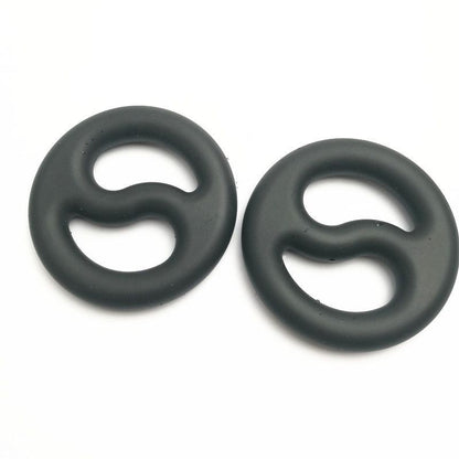 Brutus Yin Yang Silicone Cock and Ball Duo Ring-139014